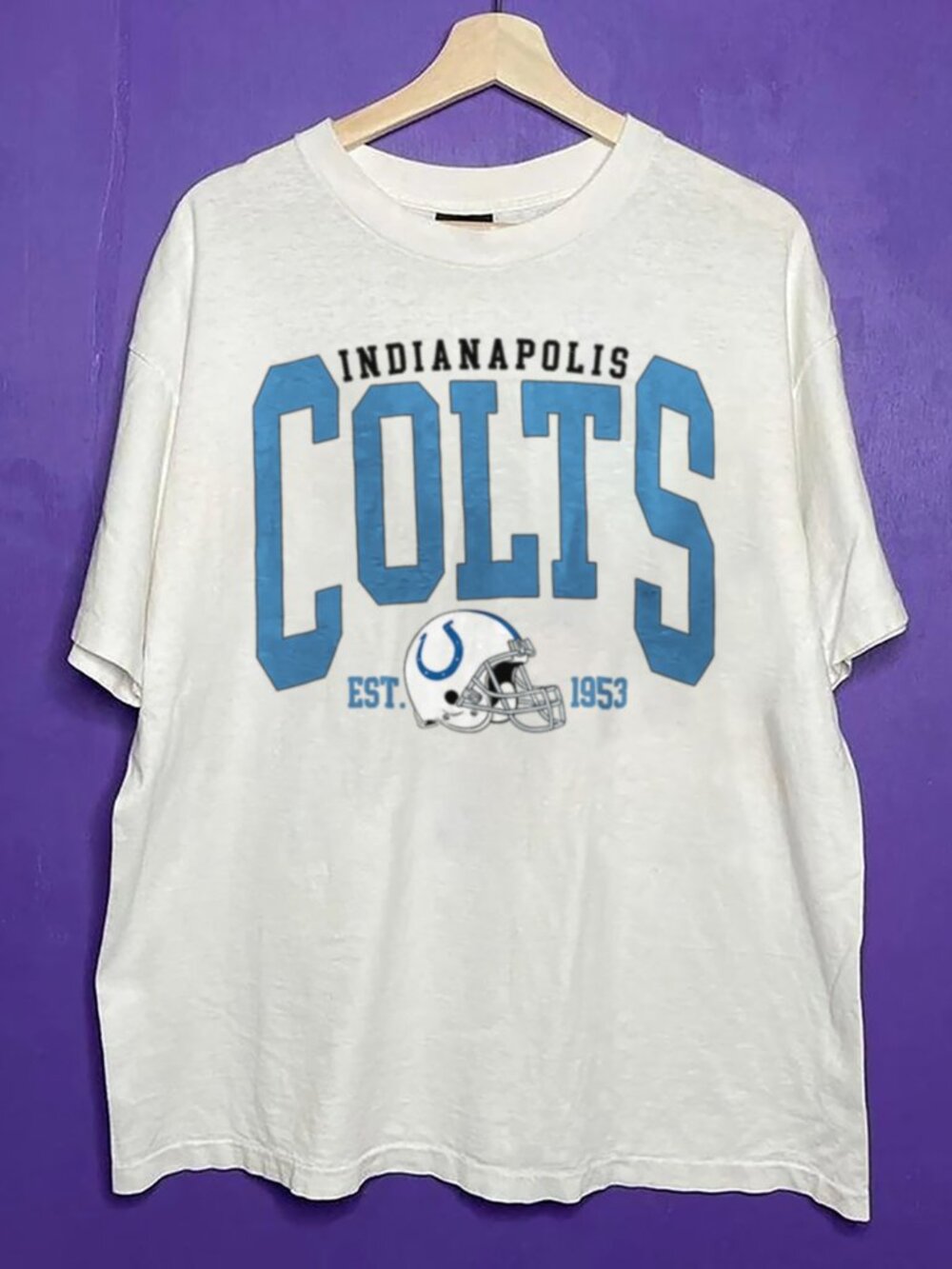 Vintage Indianapolis Colts Football Unisex Shirt, Colts NFL Shirt For Men Women